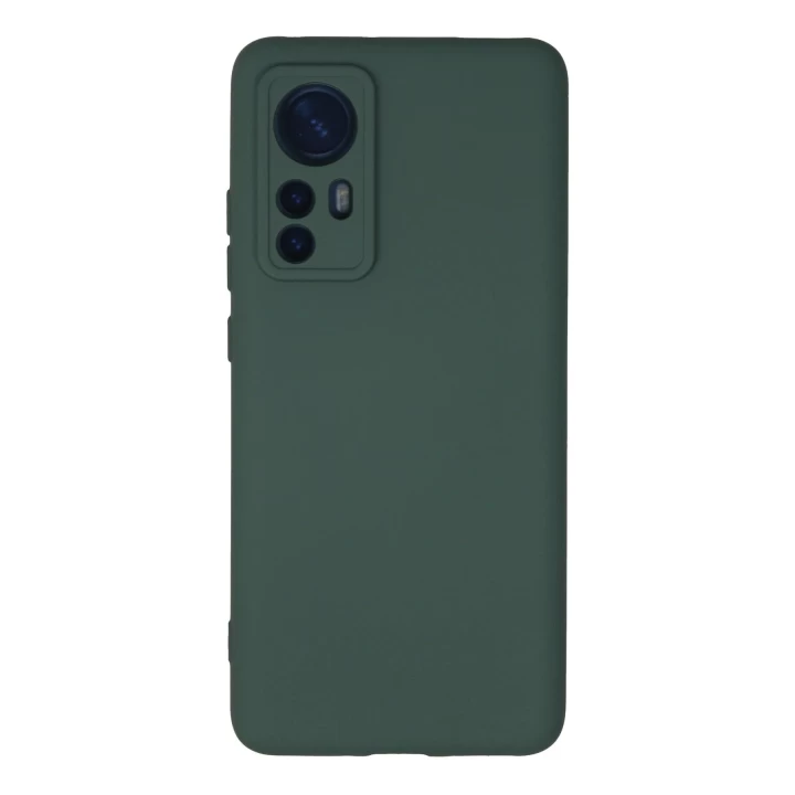 Xiaomi Mi 12 Kılıf Nano içi Kadife Silikon - Koyu Yeşil
