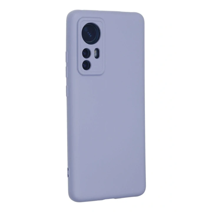 Xiaomi Mi 12 Kılıf Nano içi Kadife Silikon - Lila