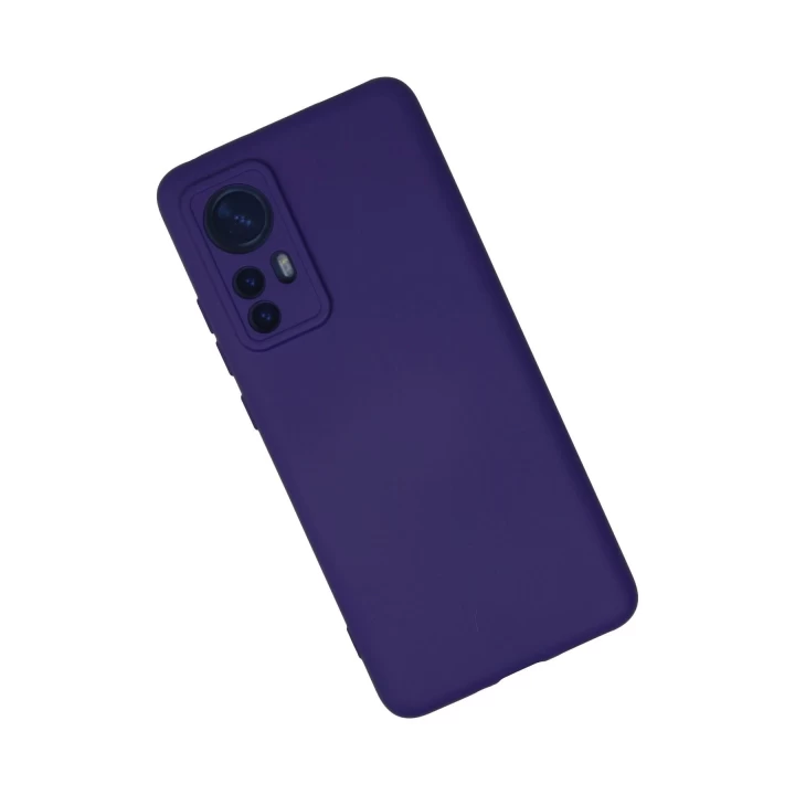 Xiaomi Mi 12 Kılıf Nano içi Kadife Silikon - Mor