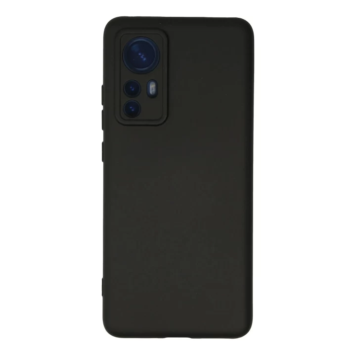 Xiaomi Mi 12 Kılıf Nano içi Kadife Silikon - Siyah
