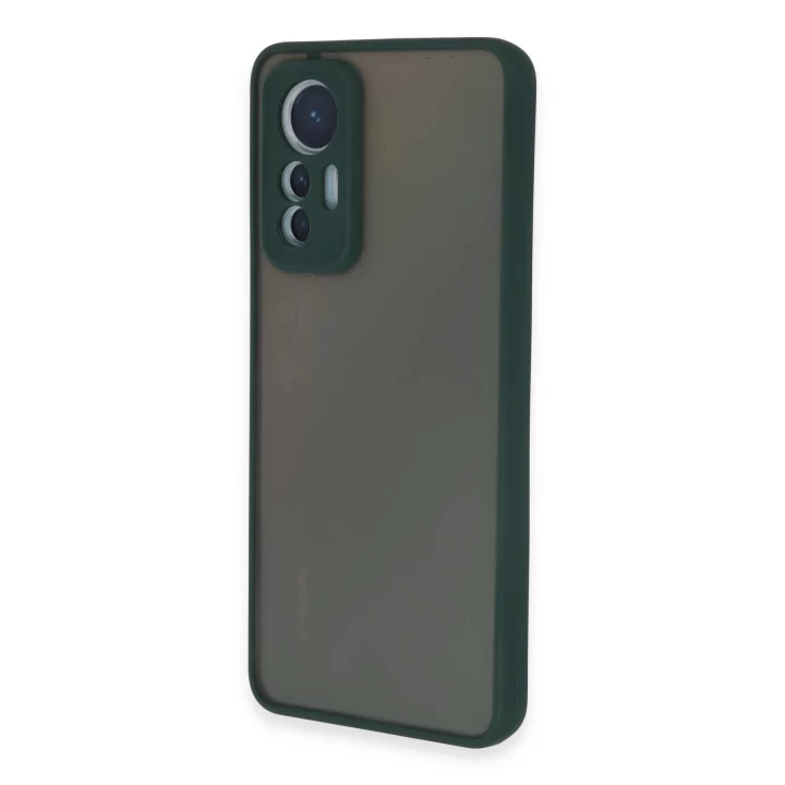 Xiaomi Mi 12 Lite Kılıf Montreal Silikon Kapak - Yeşil