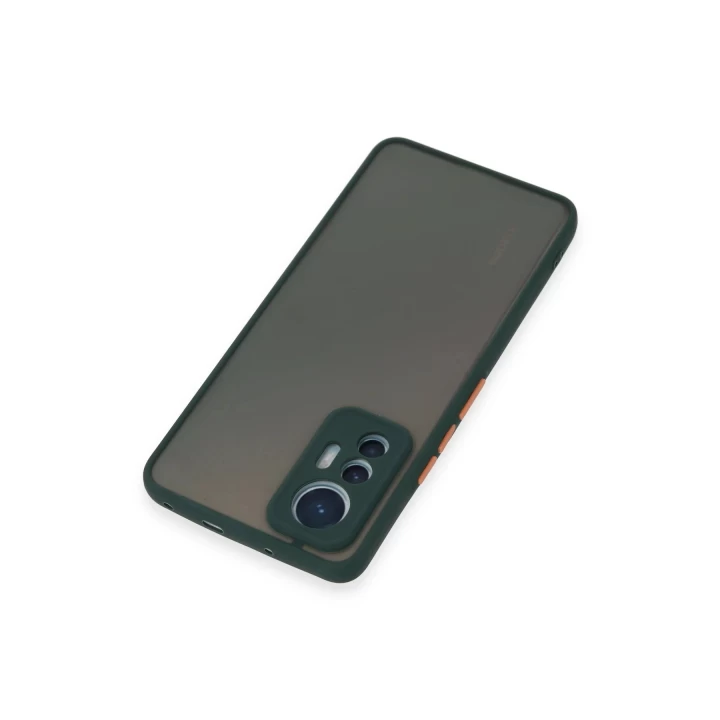 Xiaomi Mi 12 Lite Kılıf Montreal Silikon Kapak - Yeşil