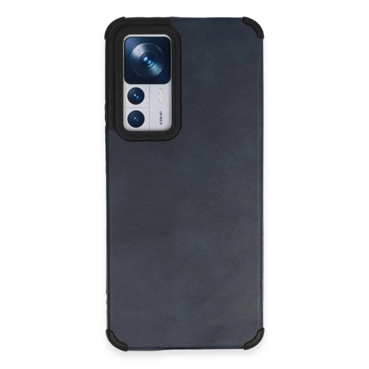 Xiaomi Mi 12T Kılıf Loop Deri Silikon - Lacivert