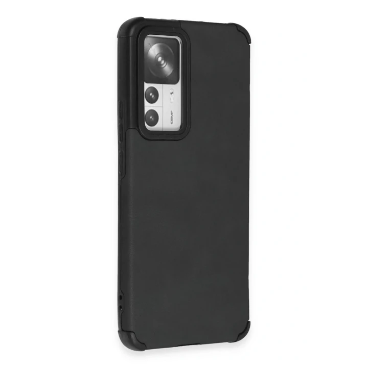 Xiaomi Mi 12T Kılıf Loop Deri Silikon - Siyah