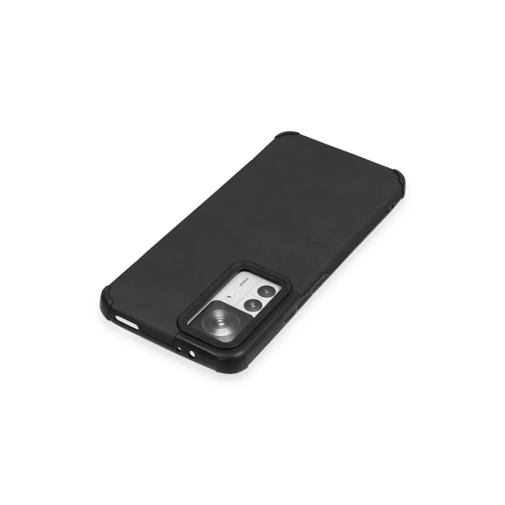 Xiaomi Mi 12T Kılıf Loop Deri Silikon - Siyah