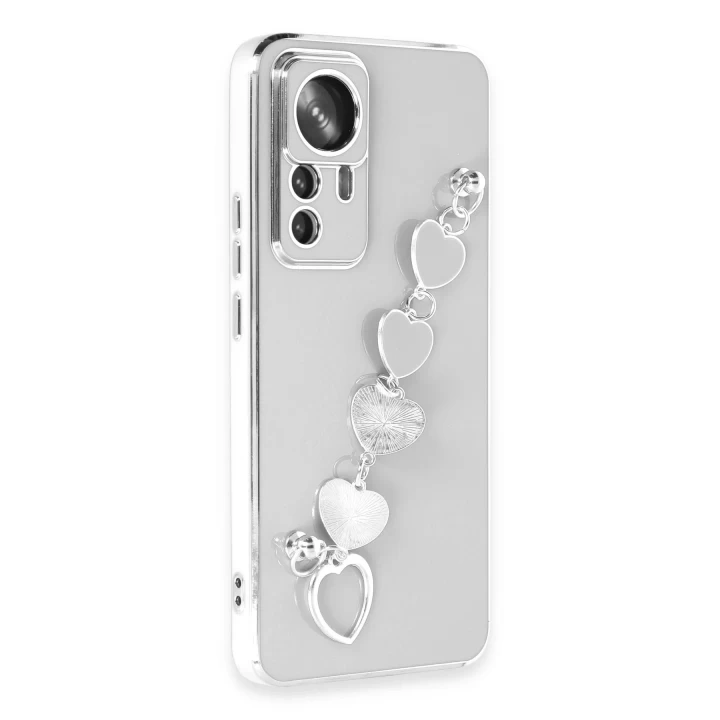 Xiaomi Mi 12T Pro Kılıf Esila Silikon - Beyaz