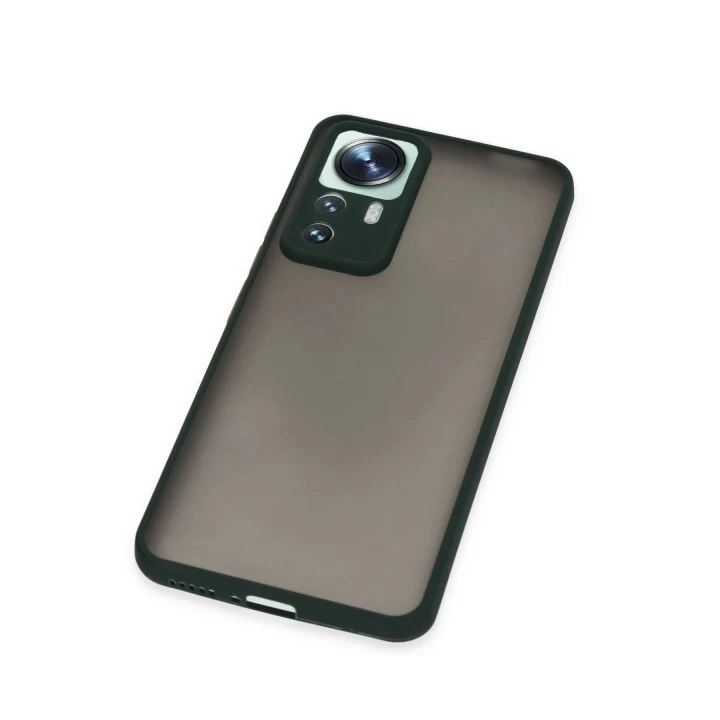 Xiaomi Mi 12T Pro Kılıf Montreal Silikon Kapak - Yeşil