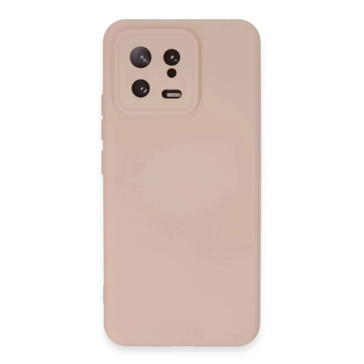 Xiaomi Mi 13 Kılıf Nano içi Kadife Silikon - Pudra