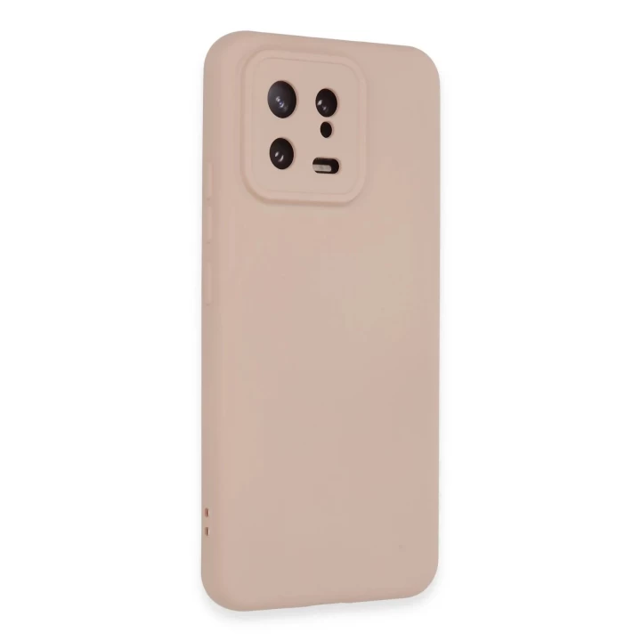 Xiaomi Mi 13 Kılıf Nano içi Kadife Silikon - Pudra
