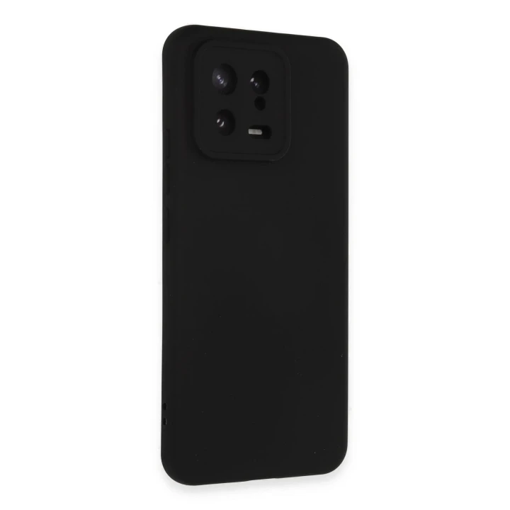 Xiaomi Mi 13 Kılıf Nano içi Kadife Silikon - Siyah