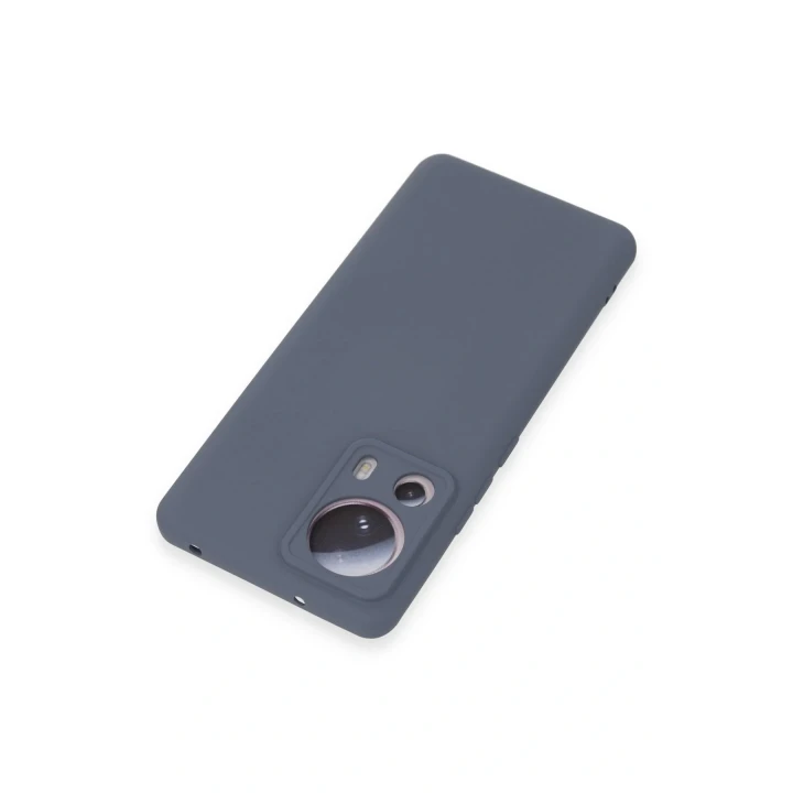 Xiaomi Mi 13 Lite Kılıf Nano içi Kadife Silikon - Gri