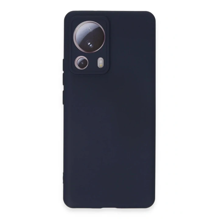 Xiaomi Mi 13 Lite Kılıf Nano içi Kadife Silikon - Lacivert