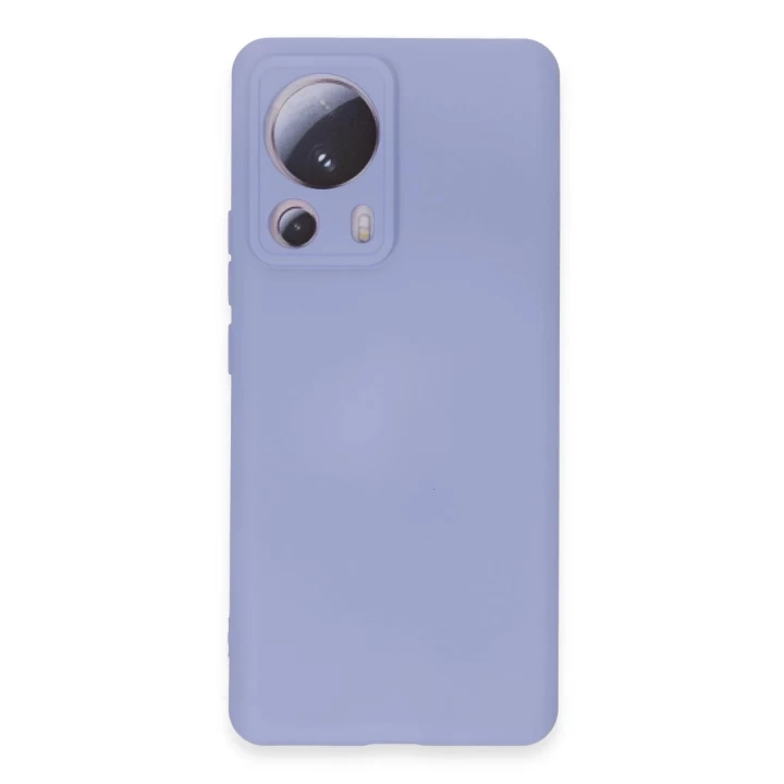 Xiaomi Mi 13 Lite Kılıf Nano içi Kadife Silikon - Lila