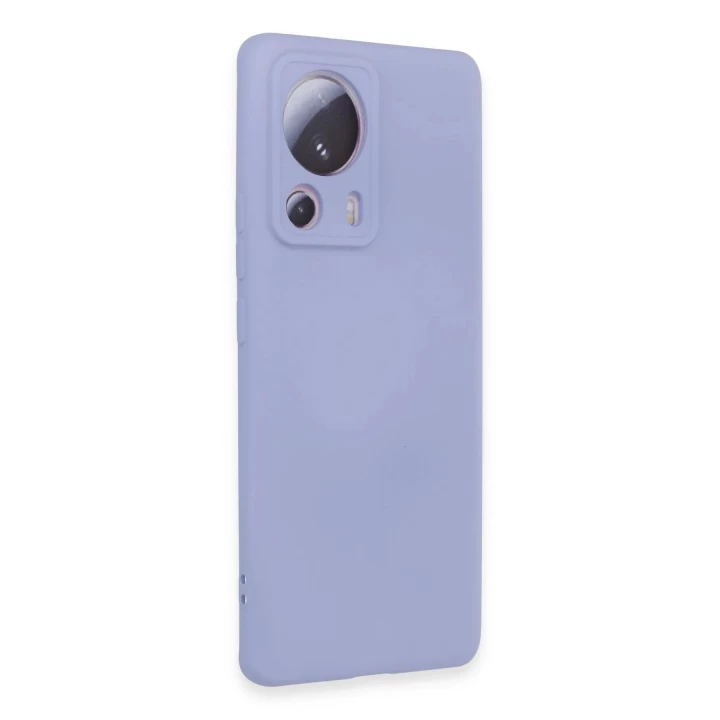 Xiaomi Mi 13 Lite Kılıf Nano içi Kadife Silikon - Lila