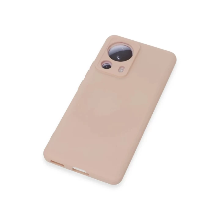 Xiaomi Mi 13 Lite Kılıf Nano içi Kadife Silikon - Pudra