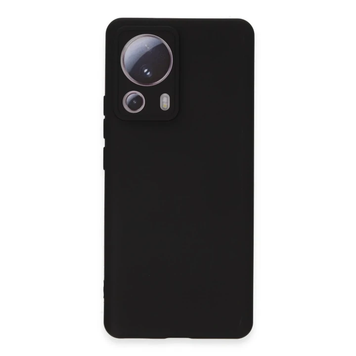 Xiaomi Mi 13 Lite Kılıf Nano içi Kadife Silikon - Siyah