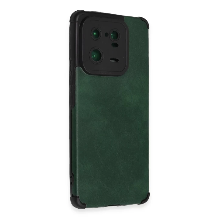 Xiaomi Mi 13 Pro Kılıf Loop Deri Silikon - Yeşil