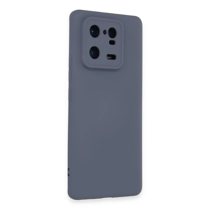 Xiaomi Mi 13 Pro Kılıf Nano içi Kadife Silikon - Gri