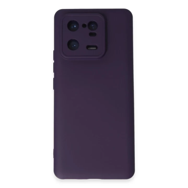 Xiaomi Mi 13 Pro Kılıf Nano içi Kadife Silikon - Mor