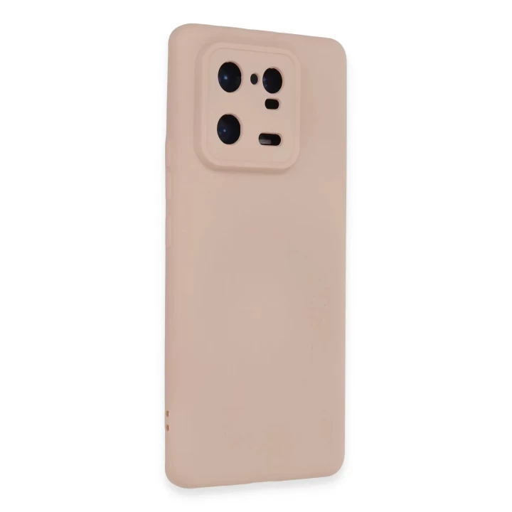 Xiaomi Mi 13 Pro Kılıf Nano içi Kadife Silikon - Pudra
