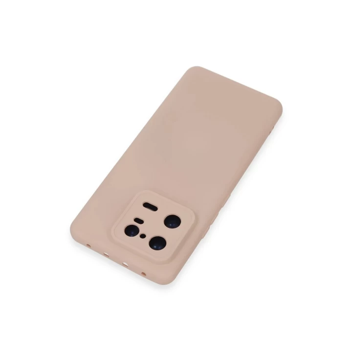 Xiaomi Mi 13 Pro Kılıf Nano içi Kadife Silikon - Pudra