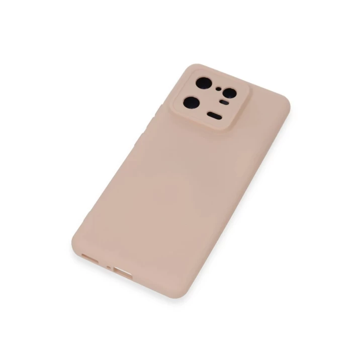 Xiaomi Mi 13 Pro Kılıf Nano içi Kadife Silikon - Pudra