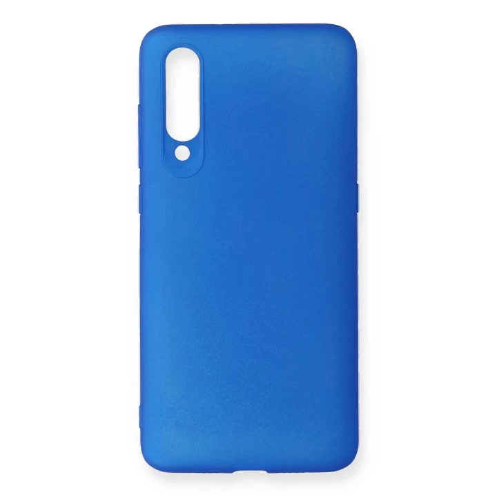 Xiaomi Mi 9 Kılıf First Silikon - Mavi