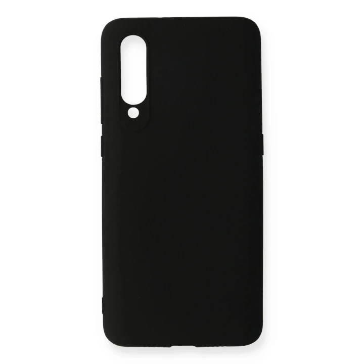 Xiaomi Mi 9 Kılıf First Silikon - Siyah