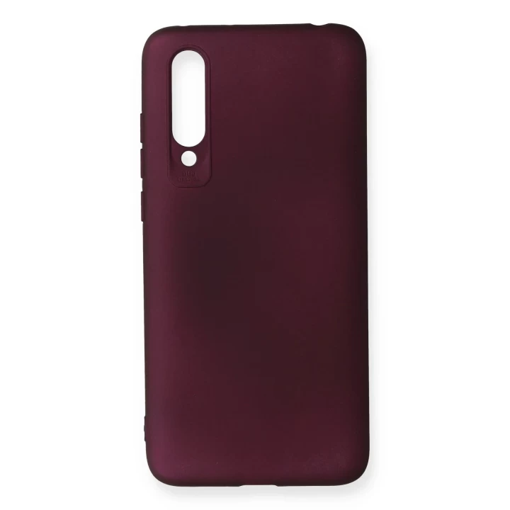 Xiaomi Mi 9 Lite Kılıf First Silikon - Mürdüm