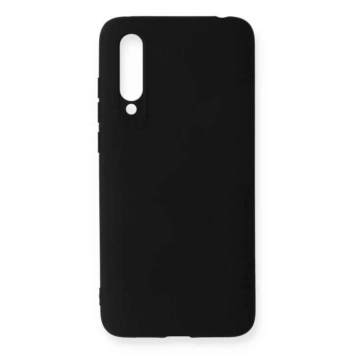Xiaomi Mi 9 Lite Kılıf First Silikon - Siyah