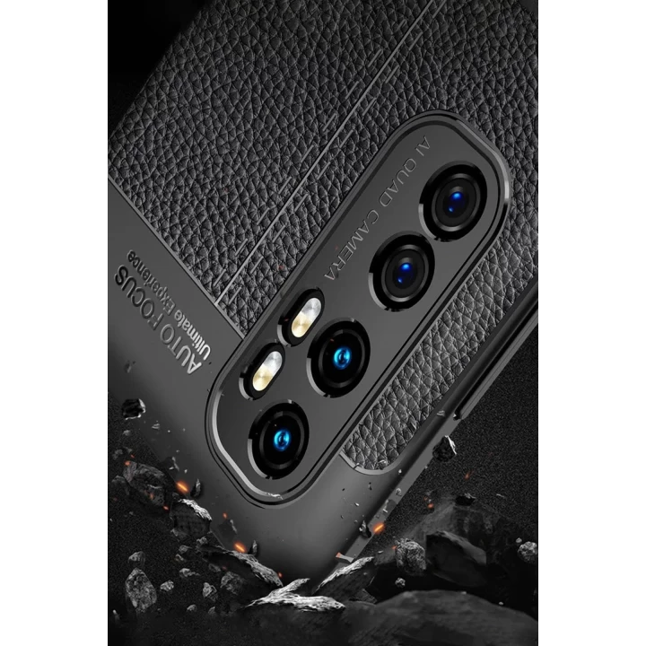 Xiaomi Mi Note 10 Lite Kılıf Auto Focus Kapak - Kırmızı