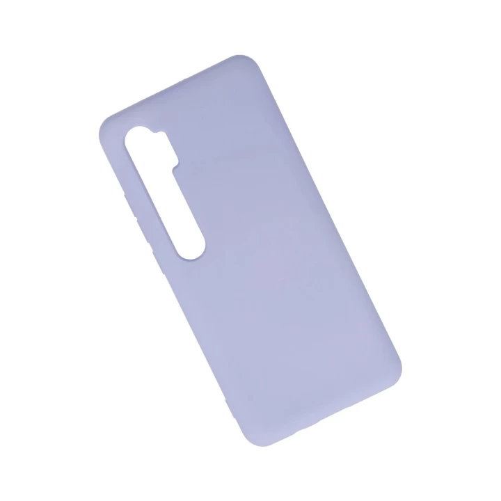 Xiaomi Mi Note 10 Lite Kılıf Nano içi Kadife Silikon - Lila