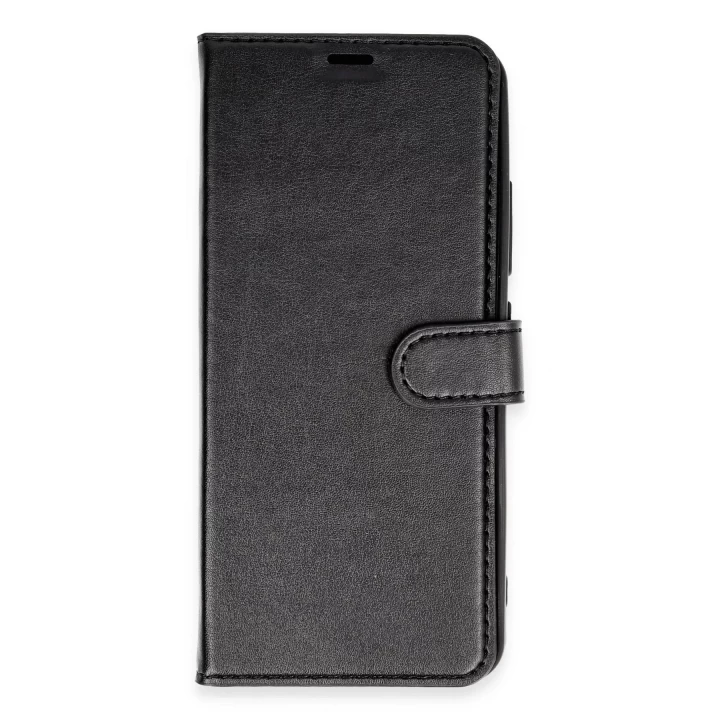 Xiaomi Poco F5 Kılıf Trend S Plus Kapaklı Kılıf - Siyah