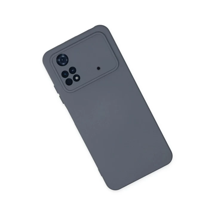 Xiaomi Poco M4 Pro 4G Kılıf Nano içi Kadife Silikon - Gri