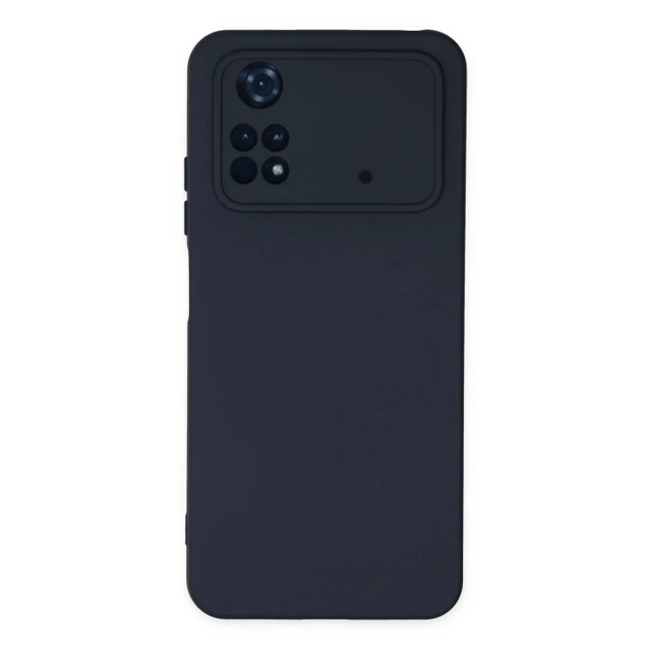 Xiaomi Poco M4 Pro 4G Kılıf Nano içi Kadife Silikon - Lacivert