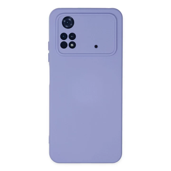 Xiaomi Poco M4 Pro 4G Kılıf Nano içi Kadife Silikon - Lila