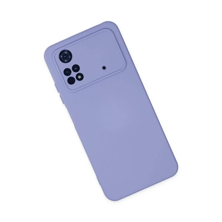 Xiaomi Poco M4 Pro 4G Kılıf Nano içi Kadife Silikon - Lila