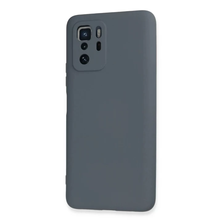 Xiaomi Poco X3 GT Kılıf Nano içi Kadife Silikon - Gri