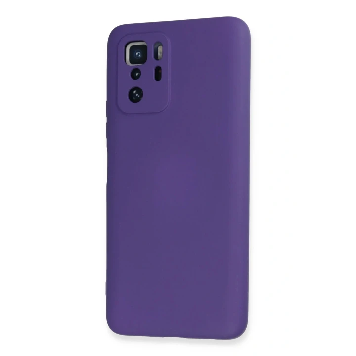 Xiaomi Poco X3 GT Kılıf Nano içi Kadife Silikon - Mor
