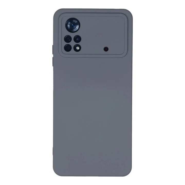 Xiaomi Poco X4 Pro 5G Kılıf Nano içi Kadife Silikon - Gri