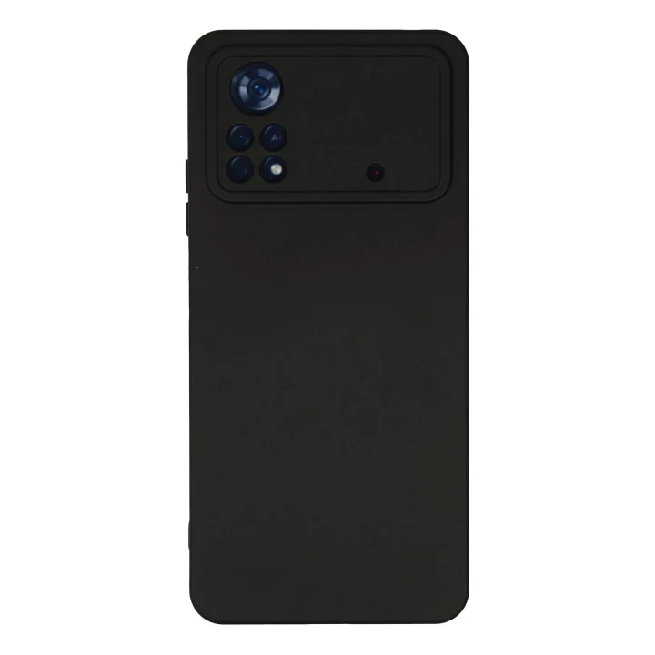 Xiaomi Poco X4 Pro 5G Kılıf Nano içi Kadife Silikon - Siyah