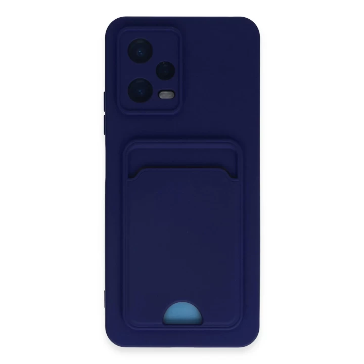 Xiaomi Poco X5 5G Kılıf Kelvin Kartvizitli Silikon - Lacivert