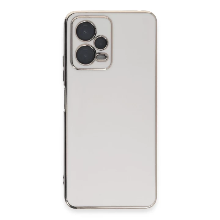 Xiaomi Poco X5 5G Kılıf Volet Silikon - Beyaz