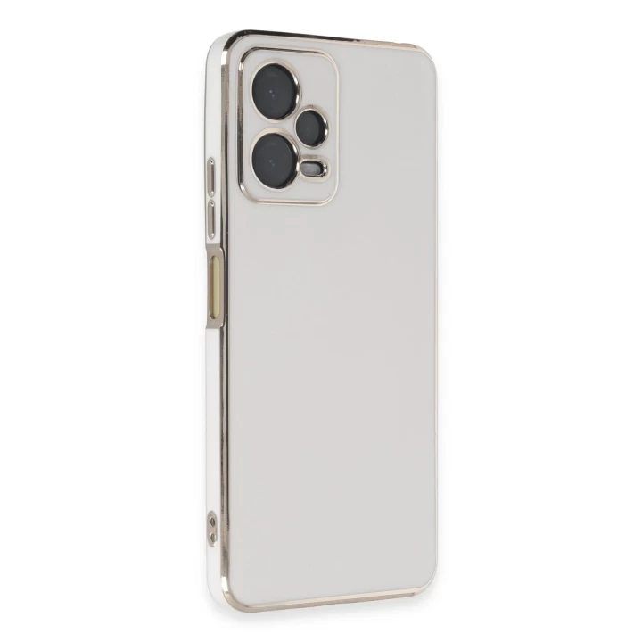 Xiaomi Poco X5 5G Kılıf Volet Silikon - Beyaz