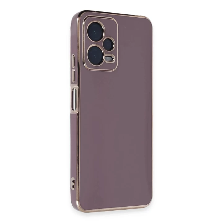 Xiaomi Poco X5 5G Kılıf Volet Silikon - Mor
