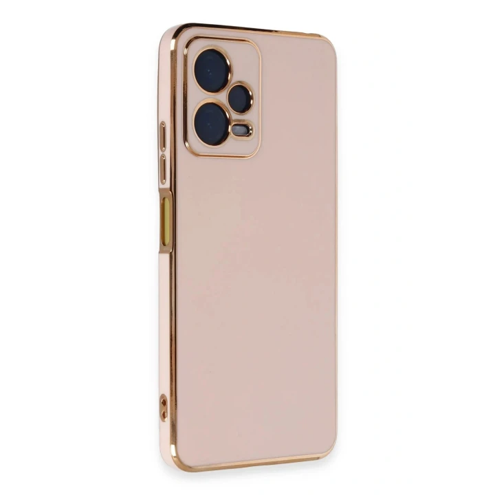 Xiaomi Poco X5 5G Kılıf Volet Silikon - Pembe