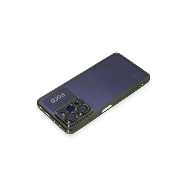 Xiaomi Poco X5 Pro 5G Kılıf Razer Lensli Silikon - Yeşil
