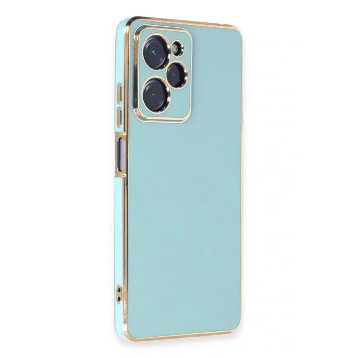 Xiaomi Poco X5 Pro 5G Kılıf Volet Silikon - Açık Yeşil