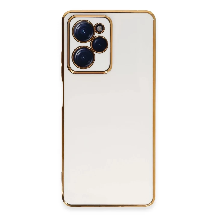 Xiaomi Poco X5 Pro 5G Kılıf Volet Silikon - Beyaz