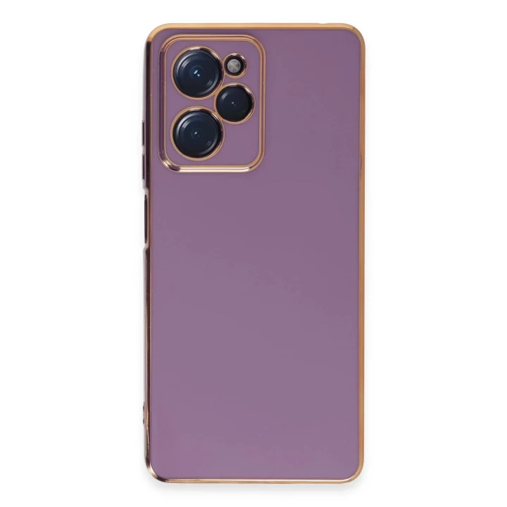 Xiaomi Poco X5 Pro 5G Kılıf Volet Silikon - Mor